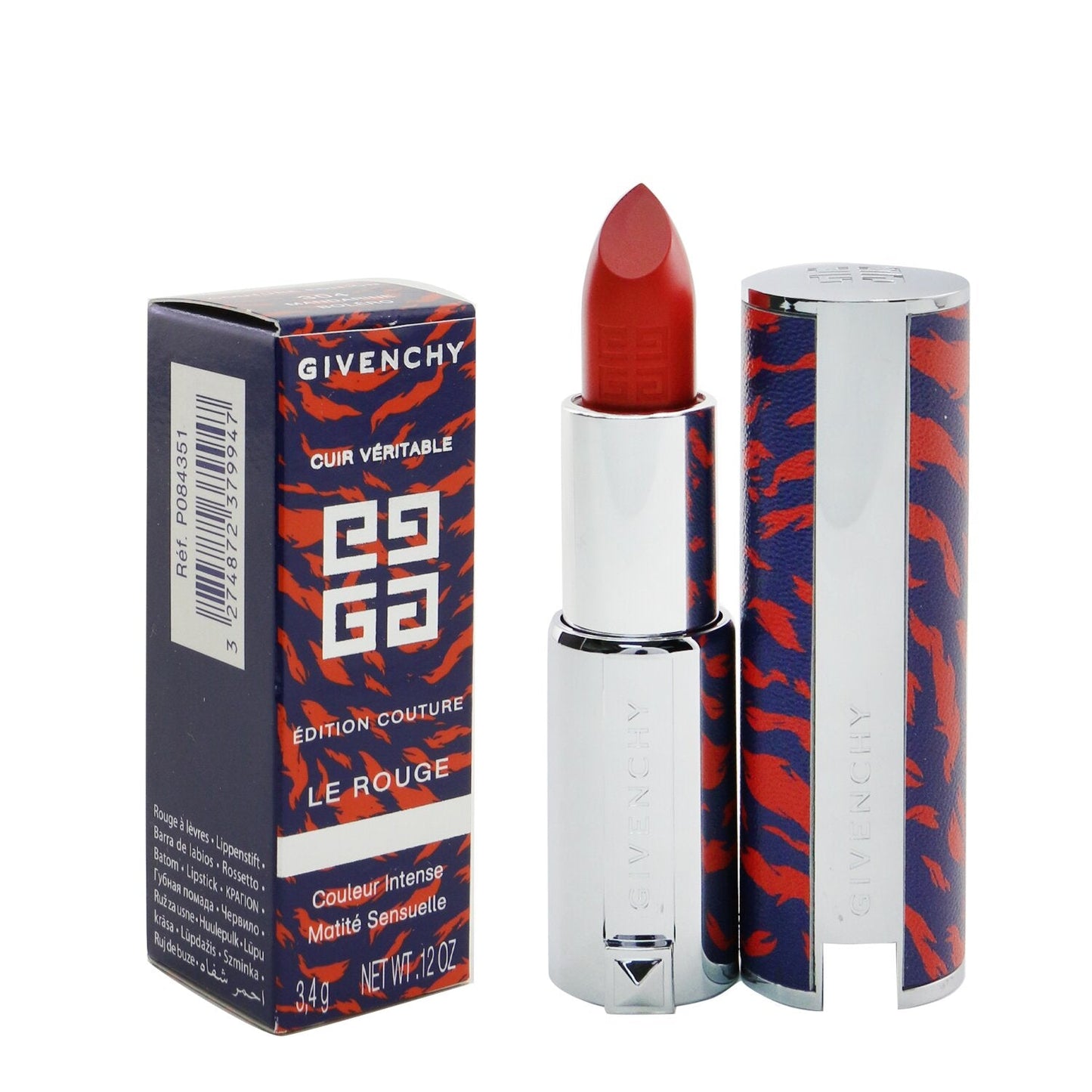 Givenchy Le Rouge Intense Color Sensuously Mat Lipstick - # 209 Rose Perfecto (Box Slightly Damaged)  3.4g/0.12oz