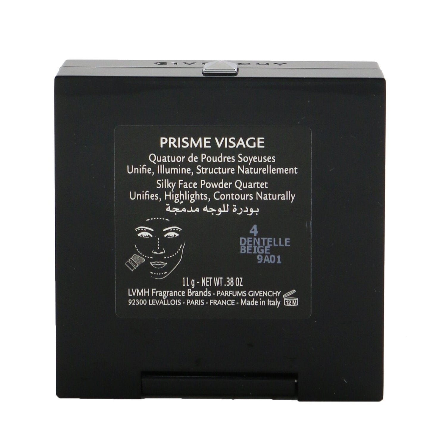 Givenchy Prisme Visage Silky Face Powder Quartet - # 5 Soie Abricot  11g/0.38oz