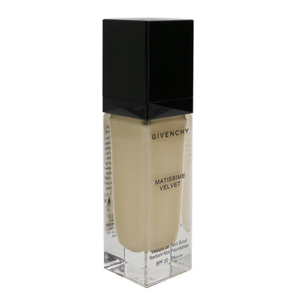 Givenchy Matissime Velvet Radiant Mat Fluid Foundation SPF 20 - #3.5 Mat Vanilla  30ml/1oz