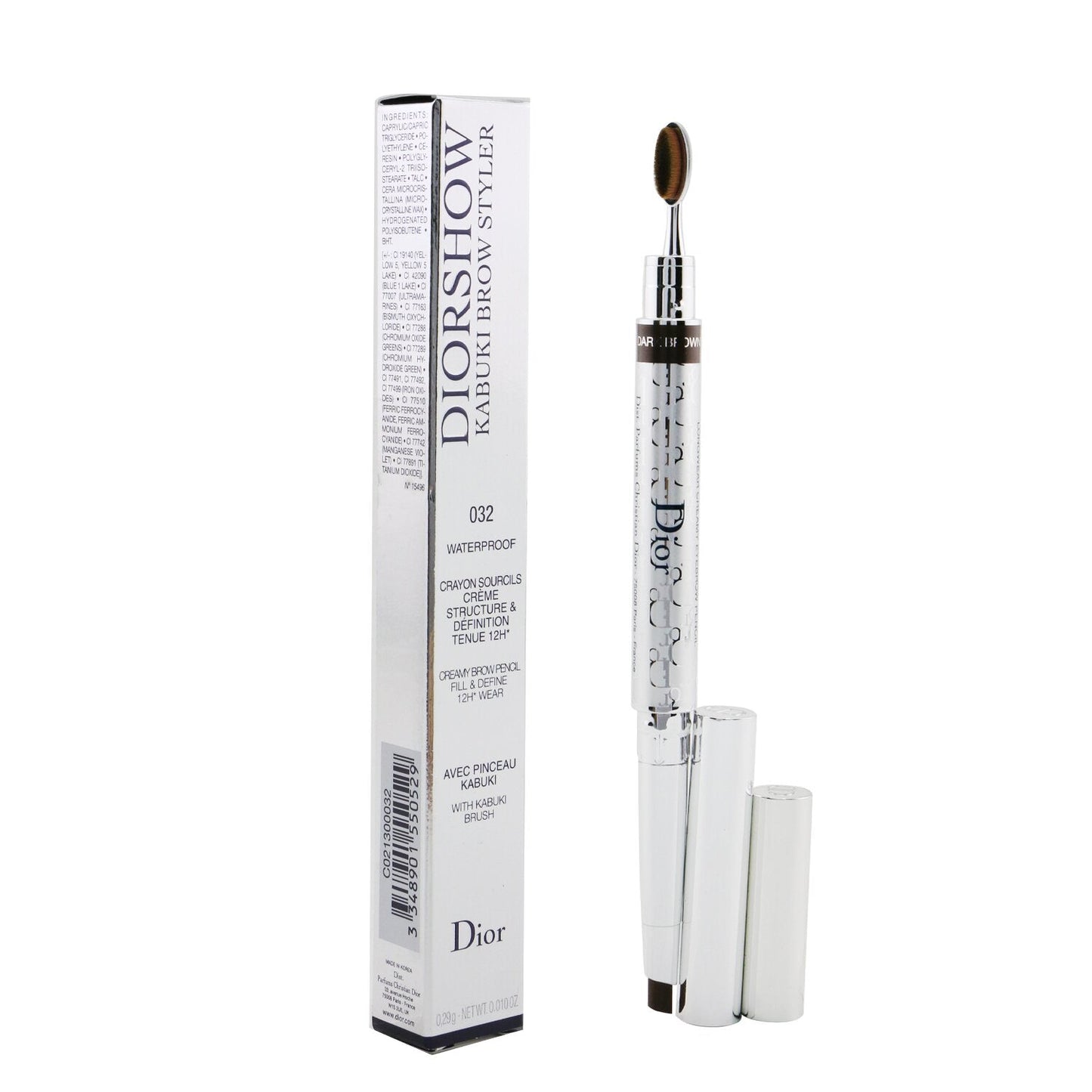 Christian Dior Diorshow Kabuki Brow Styler Creamy Brow Pencil Waterproof - # 031 Light Brown  0.29g/0.01oz