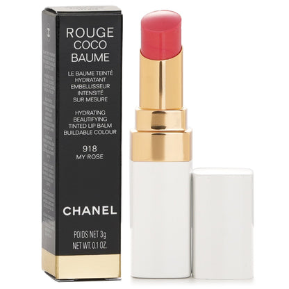 Chanel Rouge Coco Baume Hydrating Beautifying Tinted Lip Balm - # 764 Chaming Liac  3g/0.1oz