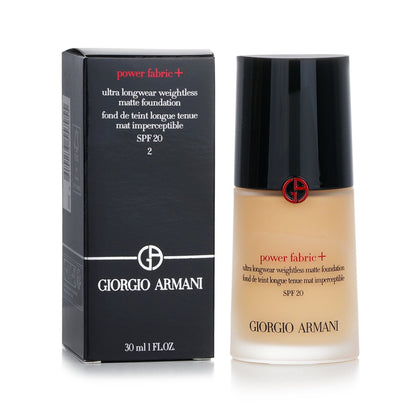 Giorgio Armani Power Fabric+ Ultra Longwear Weightless Matte Foundation SPF 20 - # 4.25  30ml/1oz