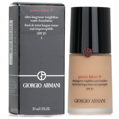 Giorgio Armani Power Fabric+ Ultra Longwear Weightless Matte Foundation SPF 20 - # 4.5  30ml/1oz