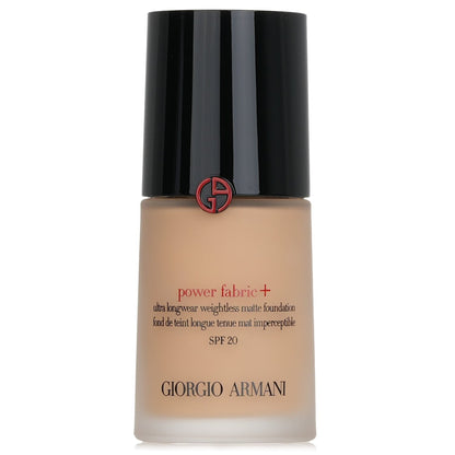 Giorgio Armani Power Fabric+ Ultra Longwear Weightless Matte Foundation SPF 20 - # 6  30ml/1oz