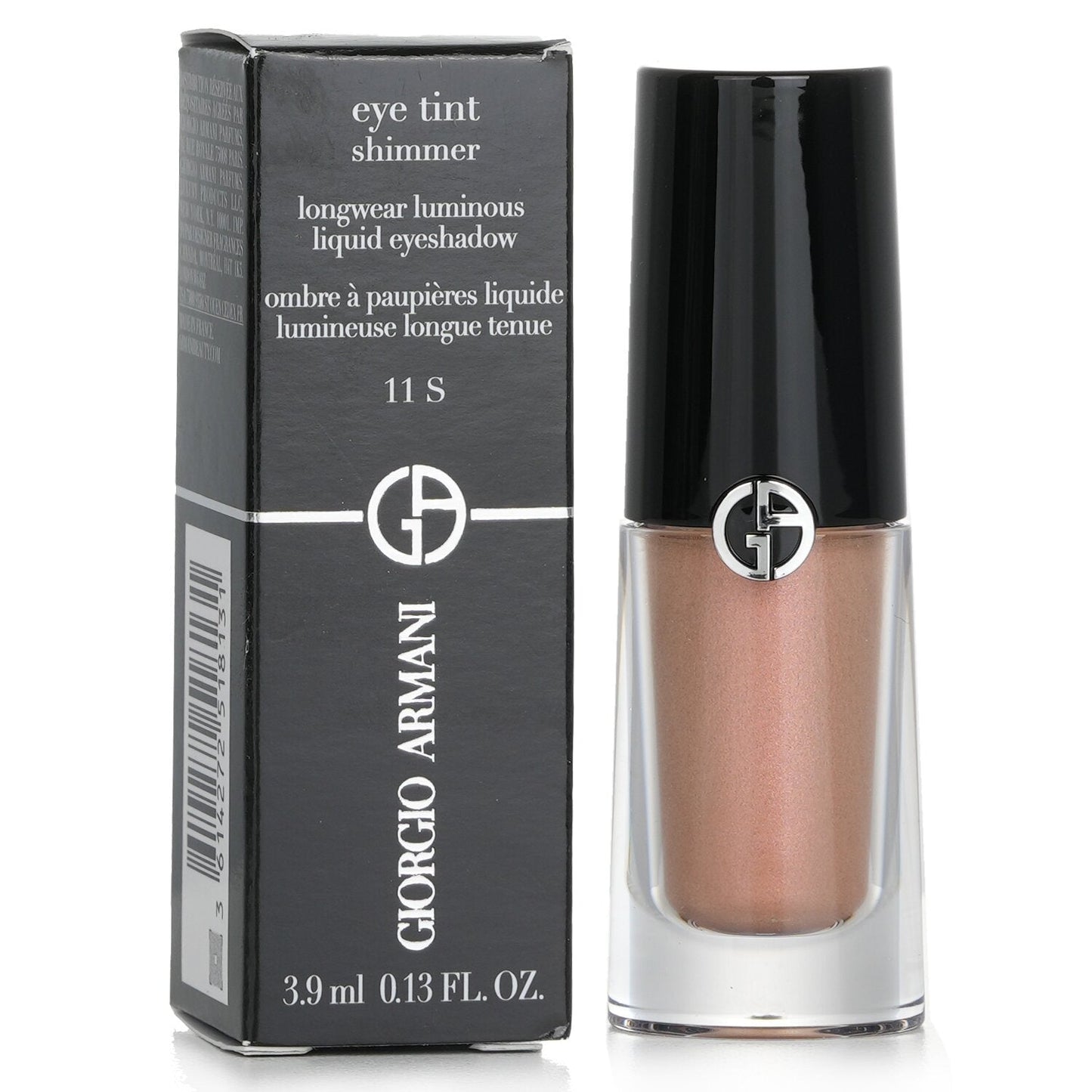 Giorgio Armani Eye Tint Shimmer Longwear Luminous Liquid Eyeshadow - # 12 S Shell  3.9ml/0.13oz