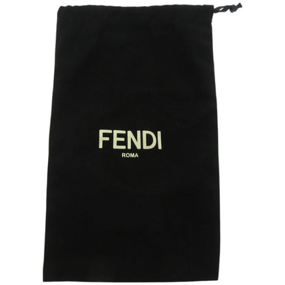 Fendi Pocket Charm Belt Bag Leather Black Red