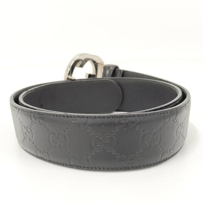 Gucci Interlocking Belt Leather Black