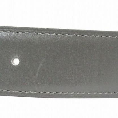 Hermes Buckle Reversible Belt Leather Constance Gold Vintage 70 Gray Black