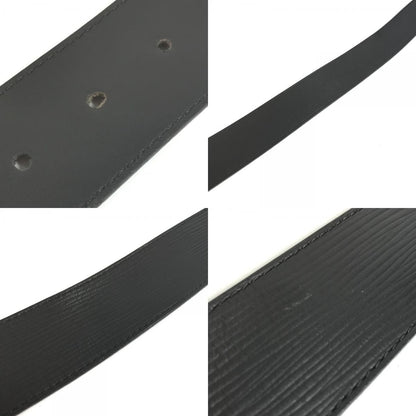 Louis Vuitton Belt Ceinture LV Initial Epi Leather Noir Black