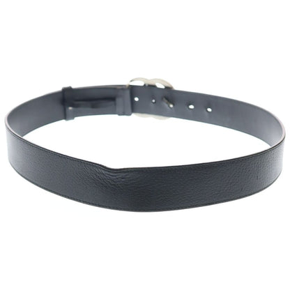 Gucci GG Marmont Leather Belt Black Silver