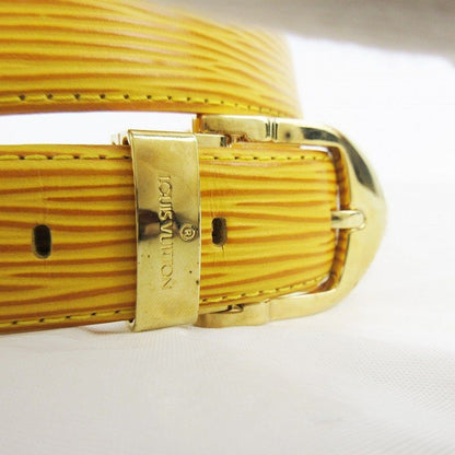 Louis Vuitton Epi Ceinture Plain Belt 85 34 Tassili Yellow Gold Leather