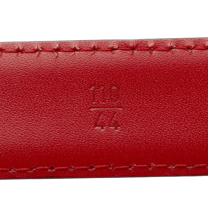 Louis Vuitton Epi Ceinture Classic Plain Belt Castilian Red Leather