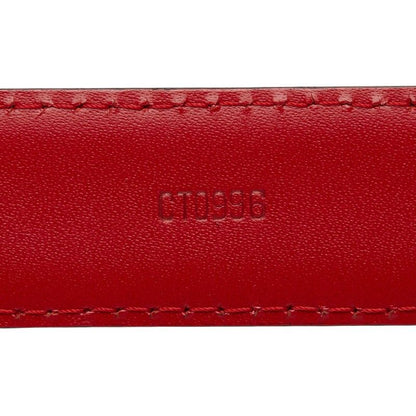 Louis Vuitton Epi Ceinture Classic Plain Belt Castilian Red Leather