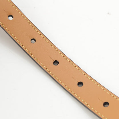 Loewe Anagram Buckle Belt Beige Gold 70