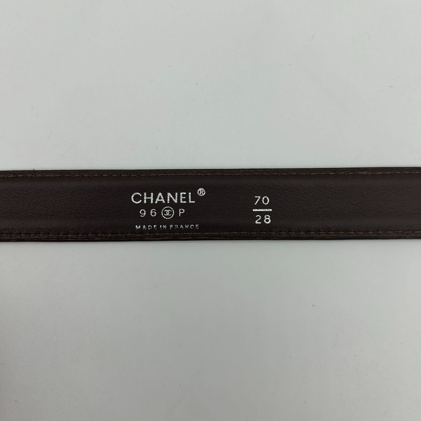 Chanel Belt Leather Black
