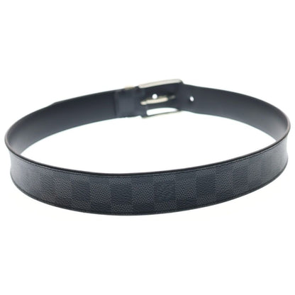 Louis Vuitton Ceinture Pont Neuf Leather Belt Black