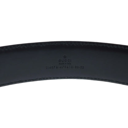 Gucci Interlocking Leather Belt Gold Black