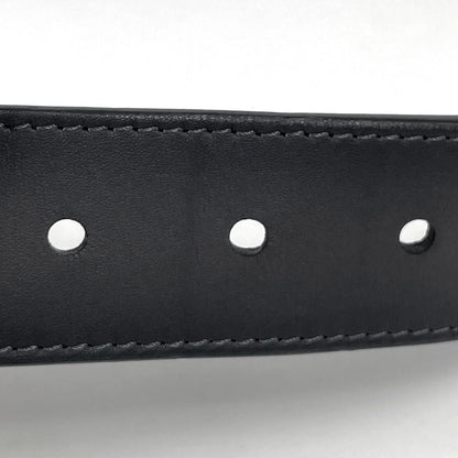 Louis Vuitton Ceinture Pont Neuf Belt Leather Noir