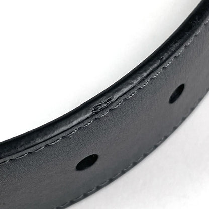 Louis Vuitton Ceinture Pont Neuf Belt Leather Noir