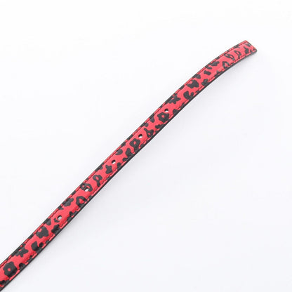 Dior Belt CD Logo Leopard Leather