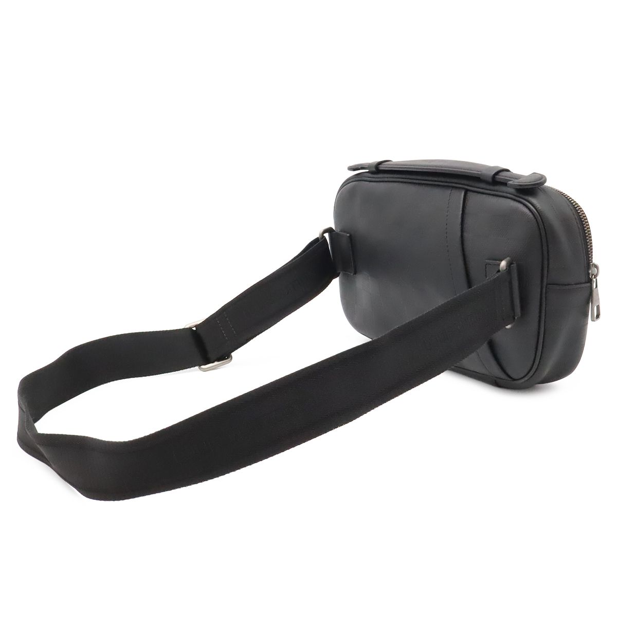 Louis Vuitton Damier Infini Ambler Belt Bag 2-Way Leather Onyx Black