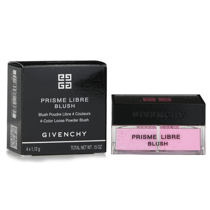 Givenchy Prisme Libre Blush 4 Color Loose Powder Blush - # 6 Flanelle Rubis  4x1.12g/0.15oz