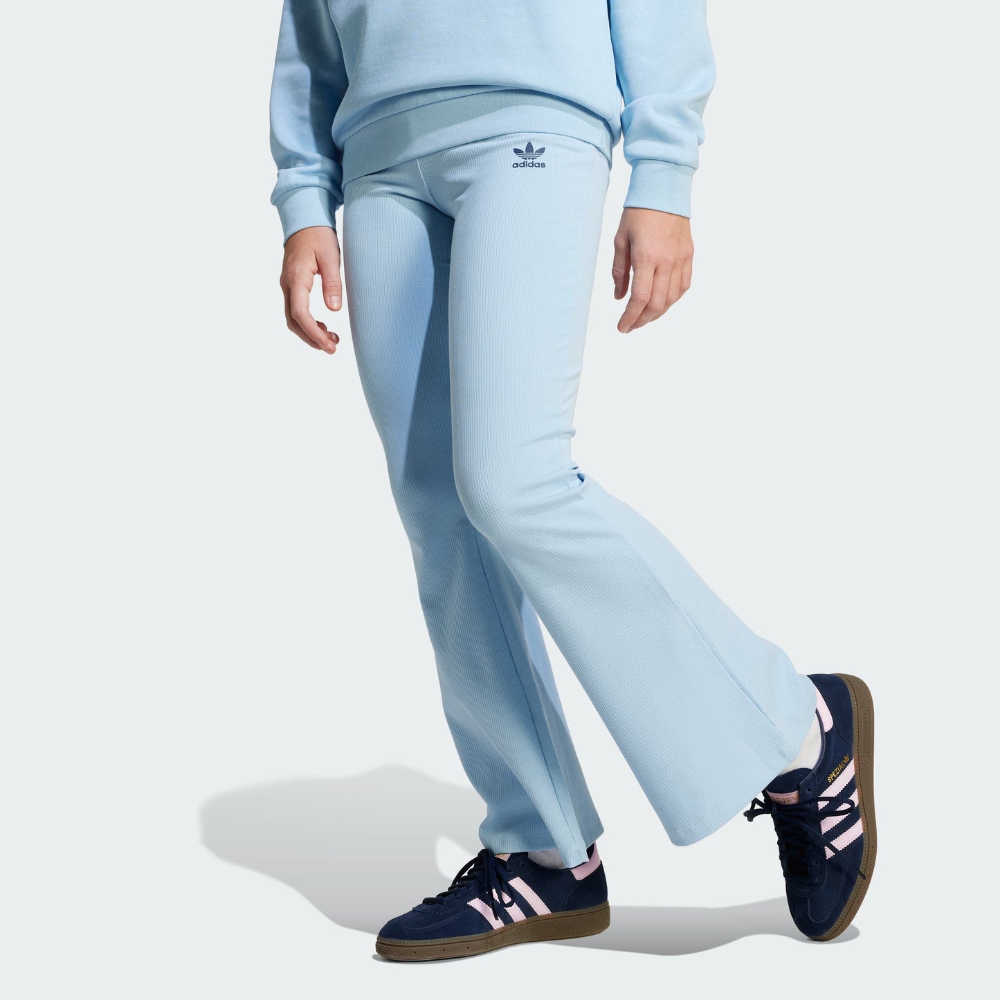 Kids' adidas Ribbed Flared Pants Kids