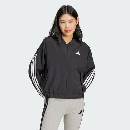 Women's adidas Essentials 3-Stripes Lifestyle Woven Bomber Jacket