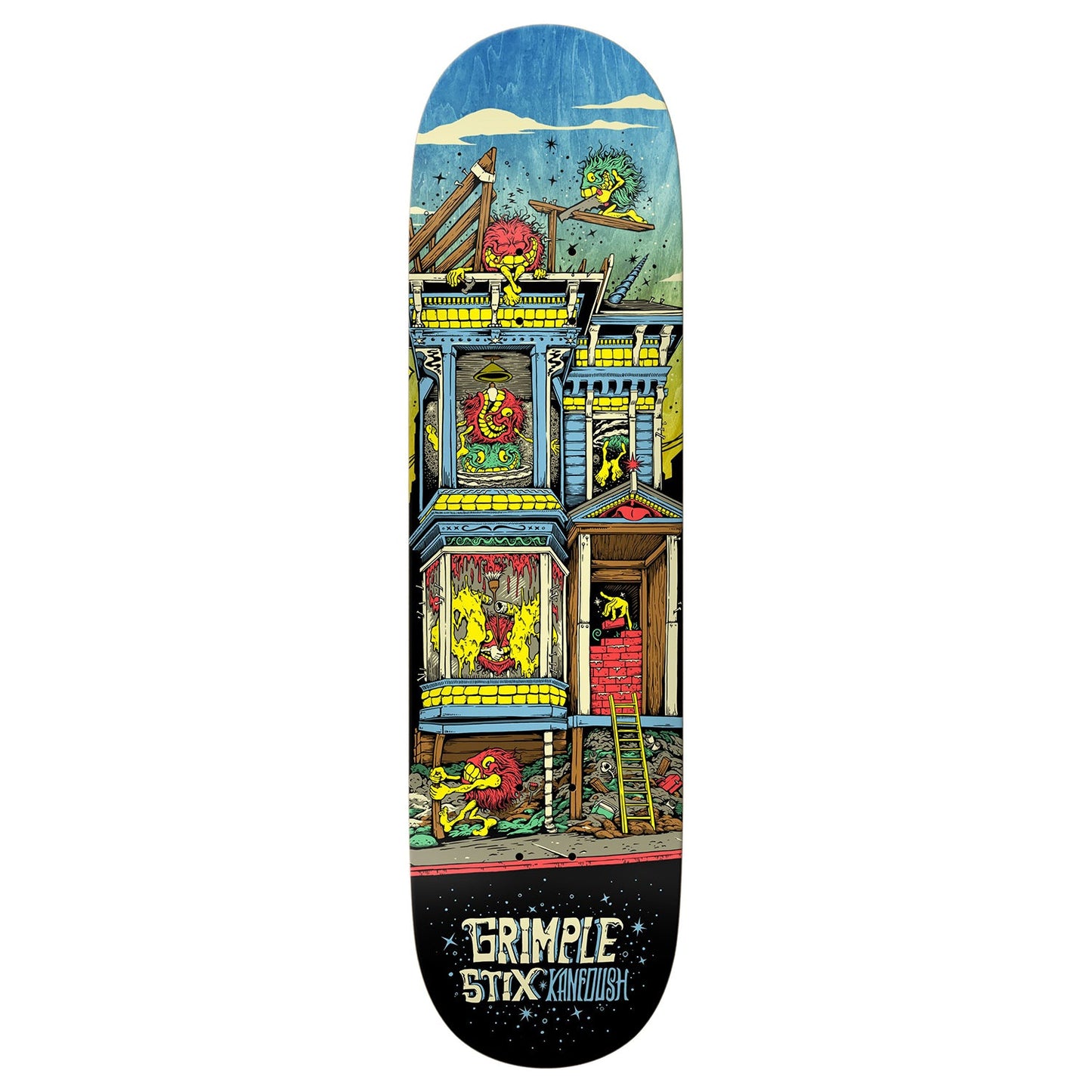 Anti Hero Skateboard Deck Kanfoush Grimple Stix Victorians 8.75" x 31.75"