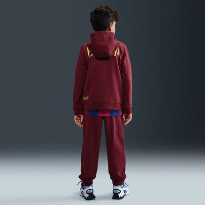 Nike FC Barcelona Club Fourth Big Kids' (Boys') Soccer Full-Zip Hoodie