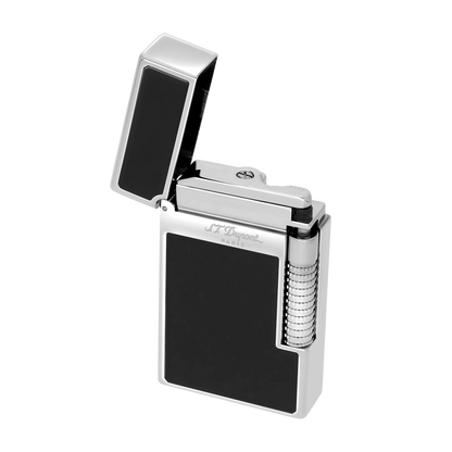 S.T. DUPONT LE GRAND Natural Lacquer Black Lighter/Briquet C23010