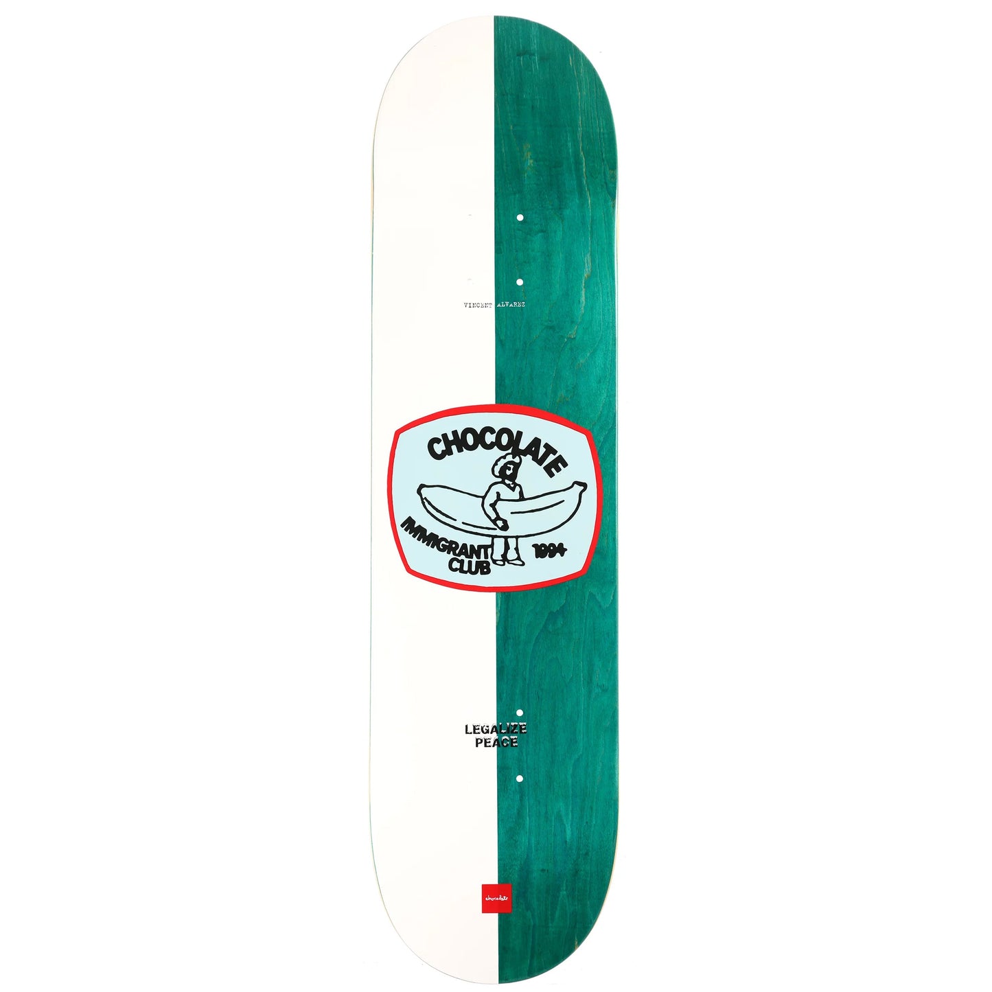 Chocolate Skateboard Deck Alvarez Know Your Rights 8.125" x 31.625"