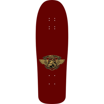 Powell Peralta Skateboard Deck Caballero Mask Burgundy/Gold Foil Old School Reissue