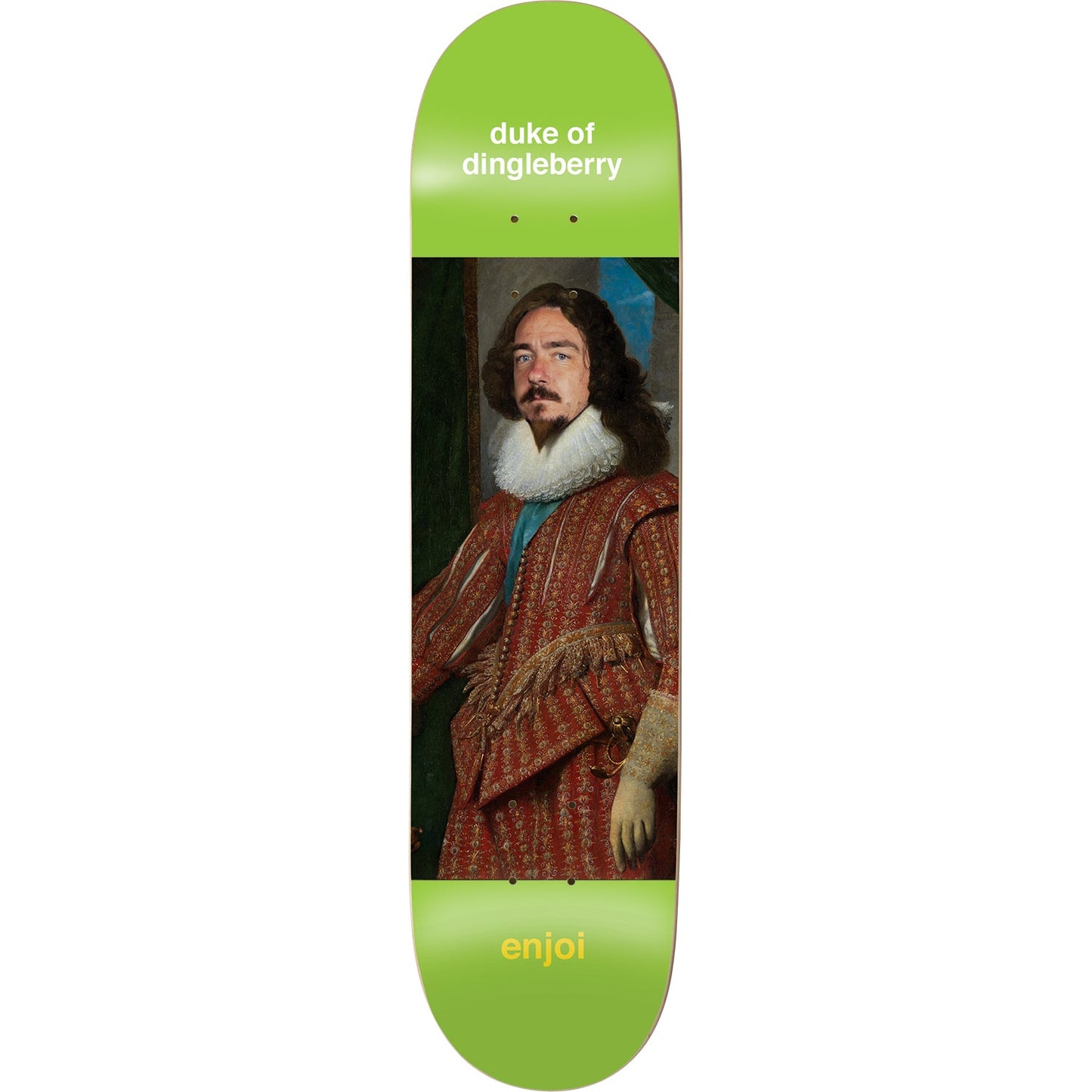 Enjoi Skateboard Deck Berry Renaissance Lime 8.0" x 31.6"