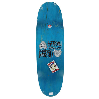 Heroin Skateboard Deck Auntie Razoregg (Assorted) Assorted 9.75" x 32.68"