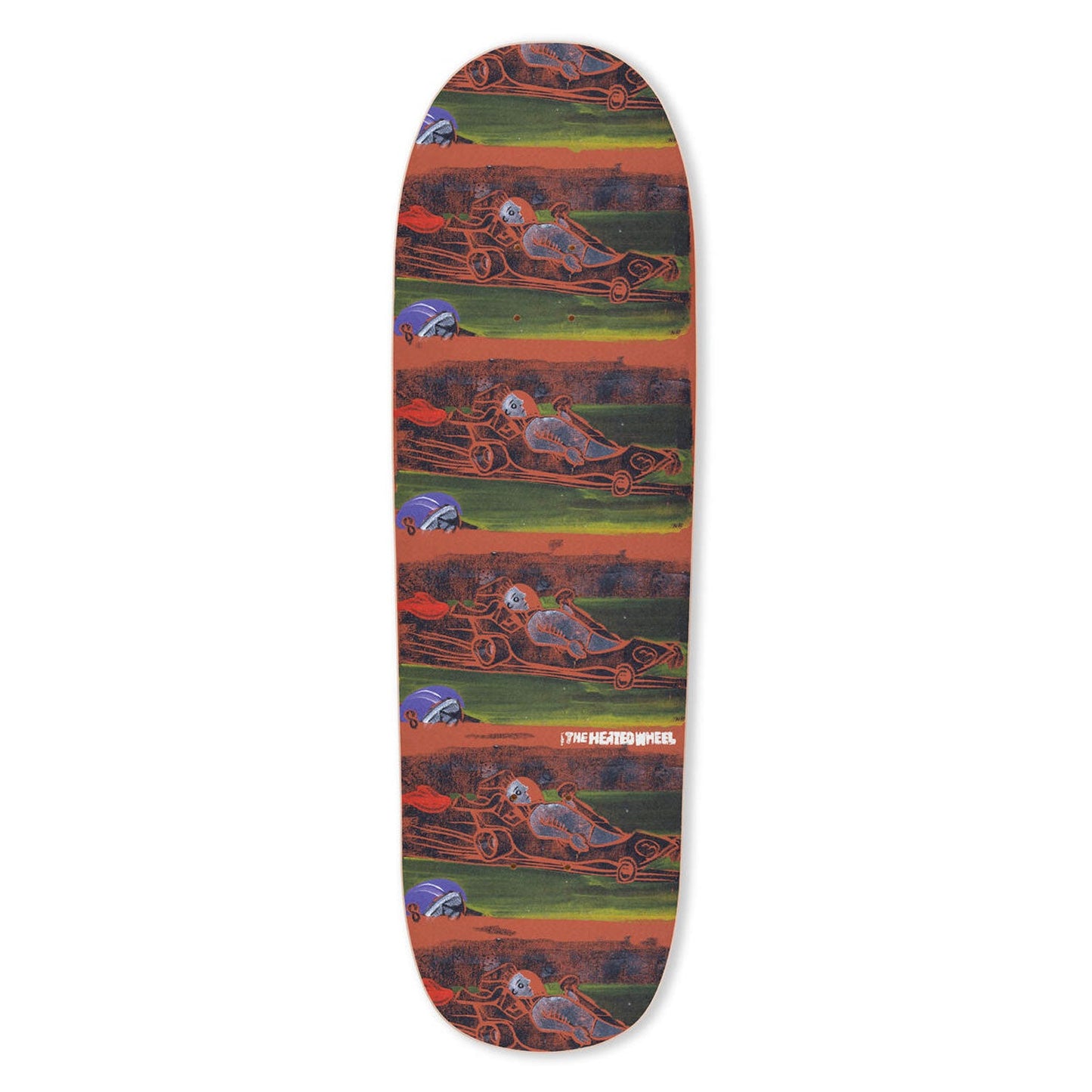 The Heated Wheel Skateboard Deck Cart Jammer 9.25" x 32"