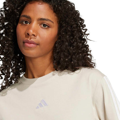 Essentials 3-Stripes Loose T-Shirt - Womens