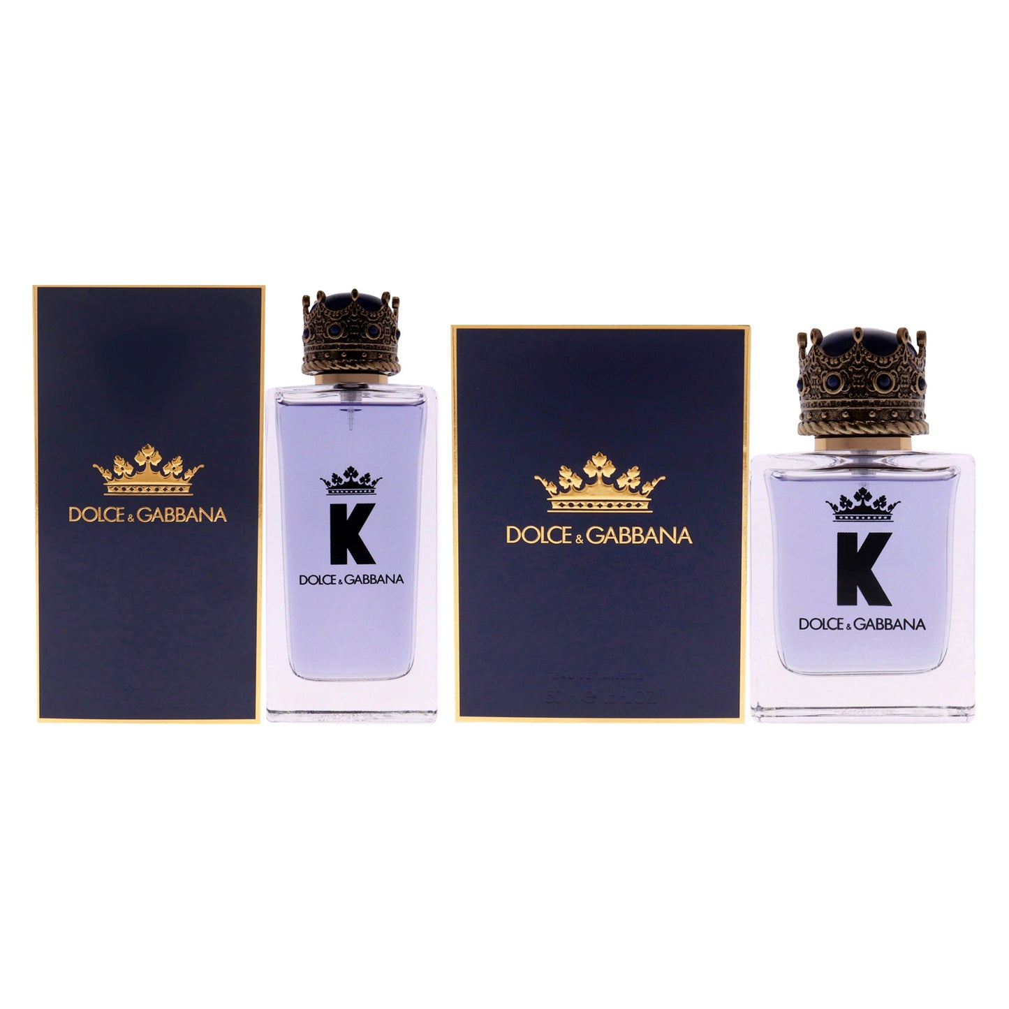 K Kit by Dolce and Gabbana for Men - 2 Pc Kit 3.3oz EDT Spray, 1.7oz EDT Spray