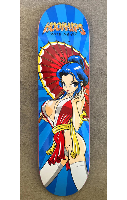 Hook Ups Skateboard Deck Geisha 8.25"