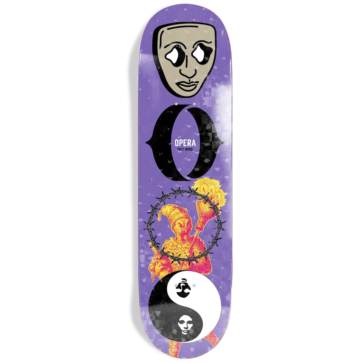 Opera Skateboard Deck Trey Wood Piece 8.25" x 32"