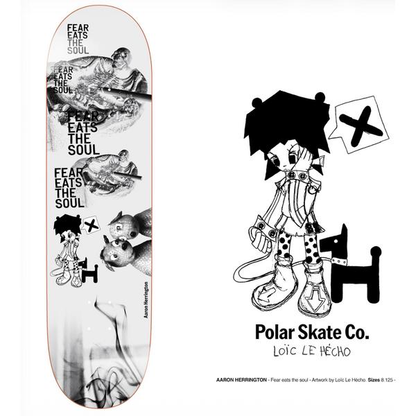 Polar Skate Co. Aaron Herrington Fear Eats The Soul Deck 8.375"