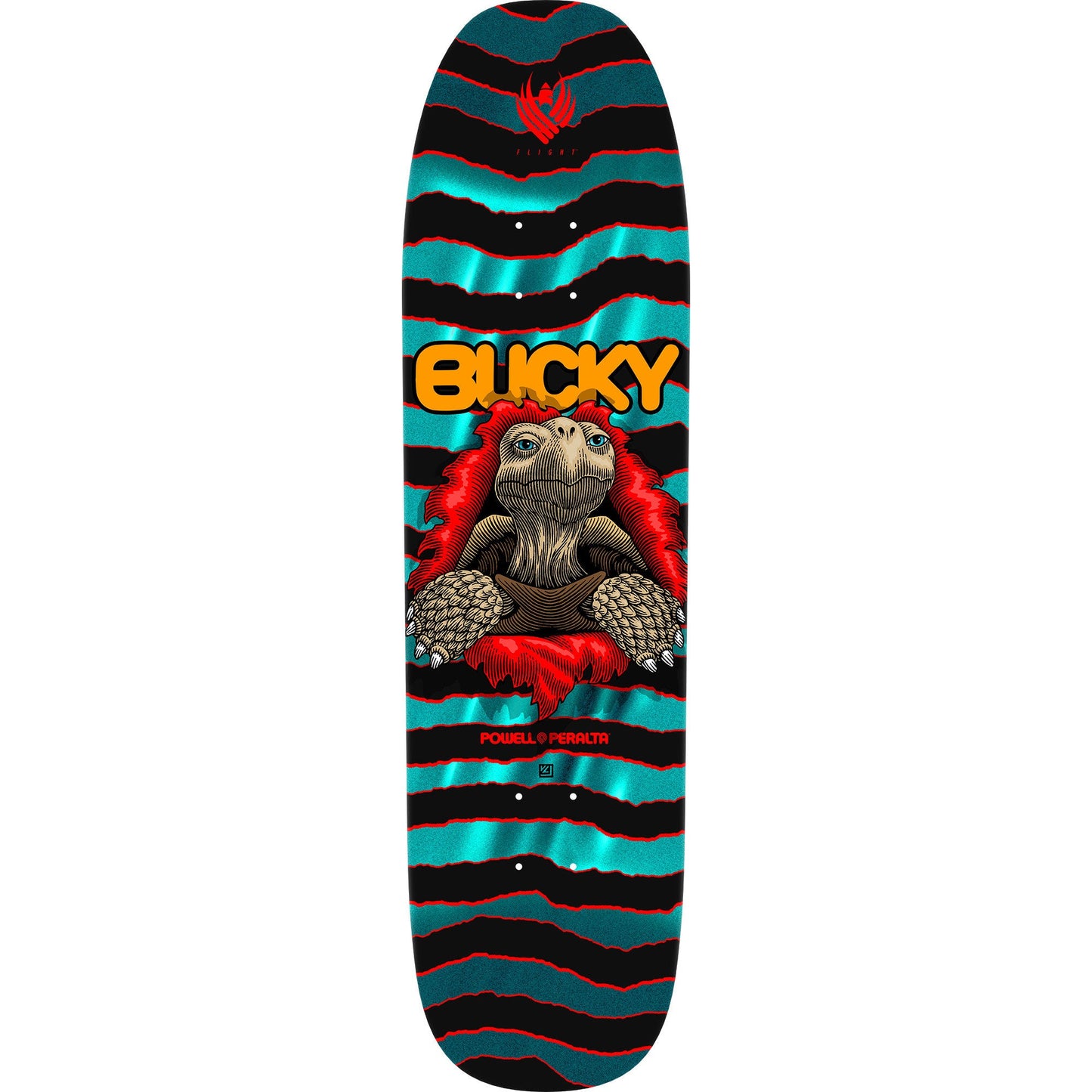 Powell Peralta Skateboard Deck Flight Bucky Lasek Tortoise 8.62" x 32.2"
