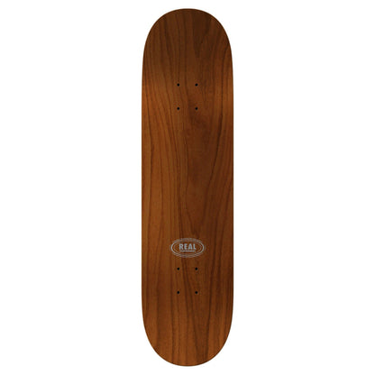 Real Skateboard Deck Classic Oval True Mid Grey 7.75" x 29.5"