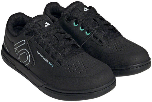 Five Ten Freerider Pro Flat Shoes - Women's, Core Black/Crystal White/Acid Mint