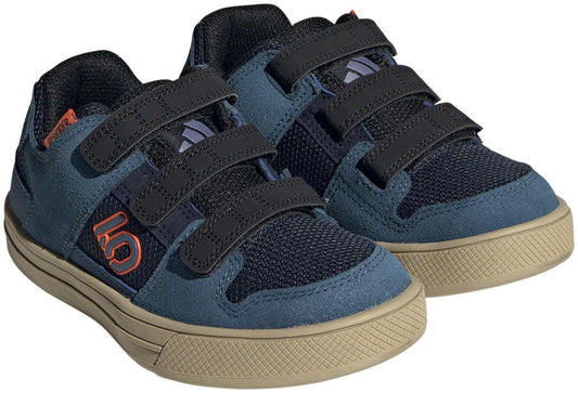 Five Ten Freerider Kid's VCS Flat Shoes - Youth, Legend Ink/Wonder Steel/Impact Orange