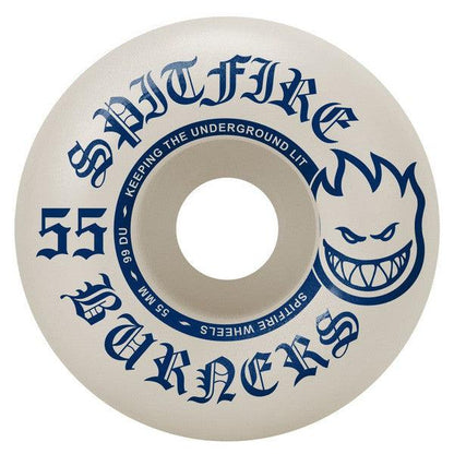 Spitfire Wheels Burner Edition 99du 55mm White - Blue