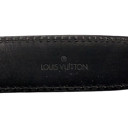 Louis Vuitton Ceinture Classic Epi Unknown Leather Black Belt Gold