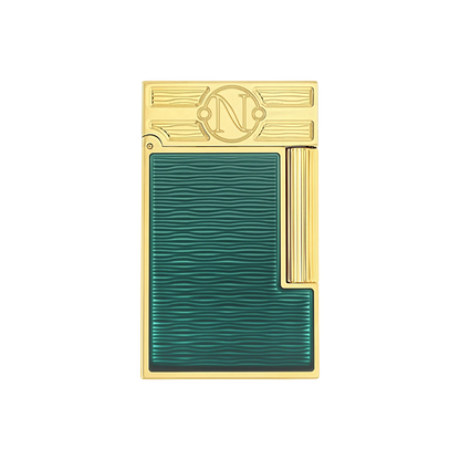 S.T. Dupont Ligne 2 20'000 Leagues Under The Seas, Green Pacific Lacquered Lighter/Briquet C16052CL