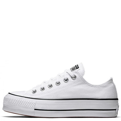 Converse Women's Chuck Taylor All Star Lift Low Top in White/Black