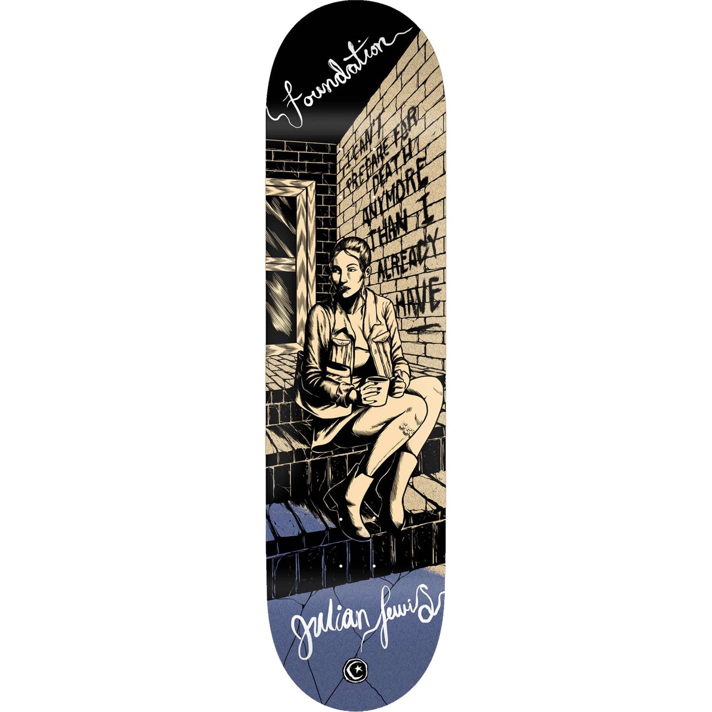 Foundation Lewis Kings Crossing Skateboard Deck 8.25"